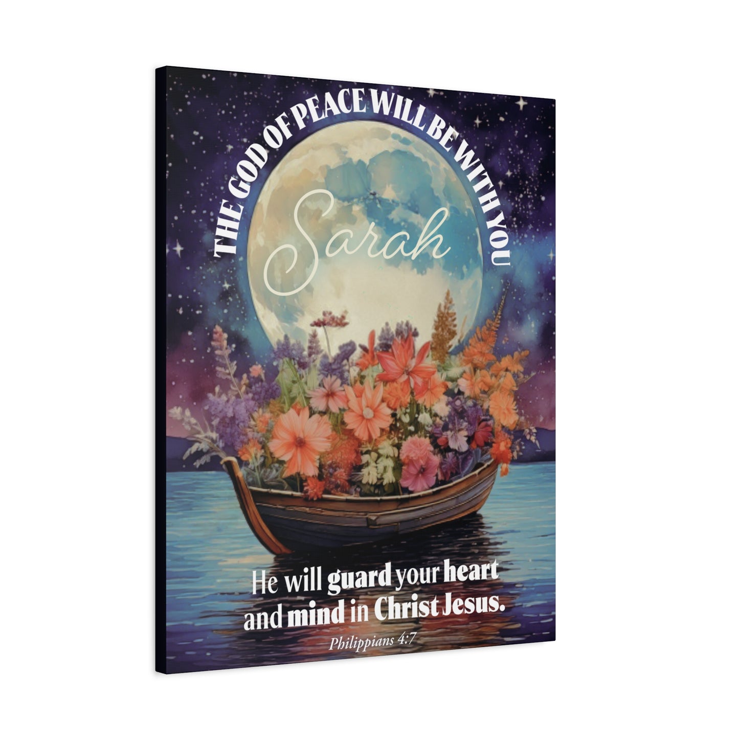 Faith Personalized Wall Art "...guard your heart and mind..." (Philippians 4:7)