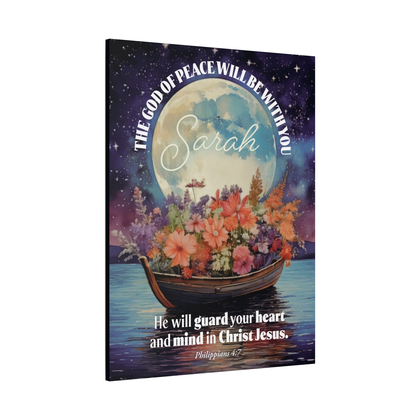 Faith Personalized Wall Art "...guard your heart and mind..." (Philippians 4:7)
