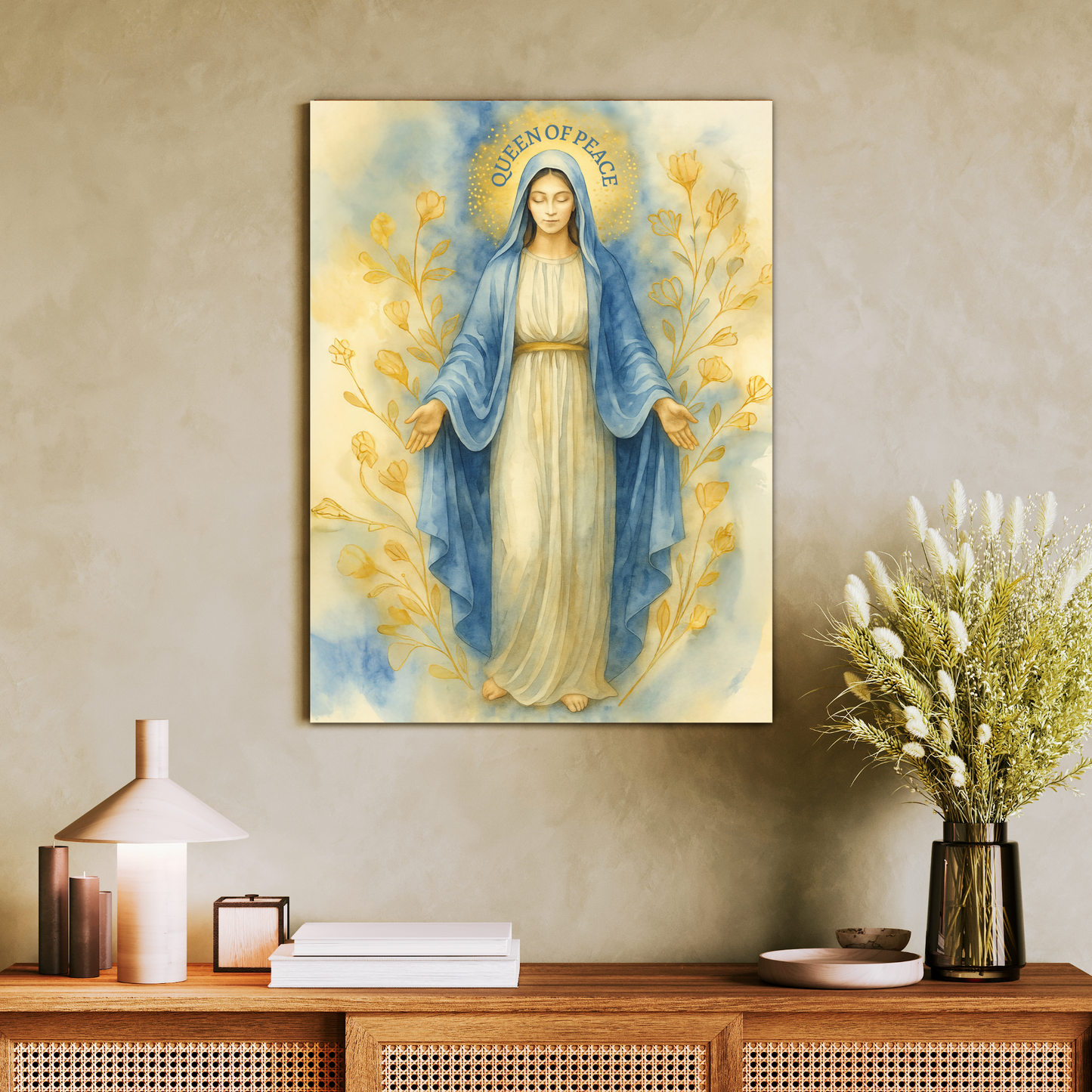 Faith Wall Art, QUEEN OF PEACE