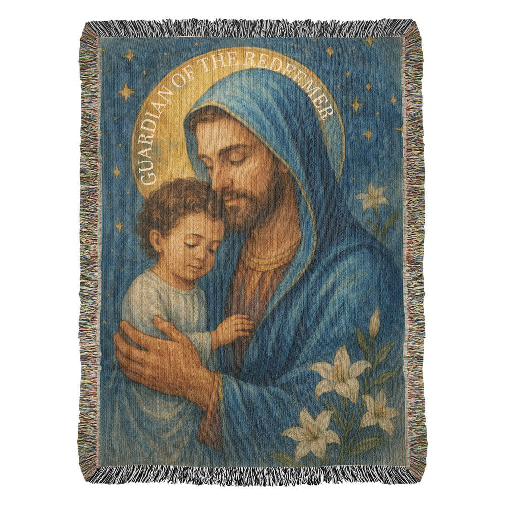 Woven Blanket "Guardian of the Redeemer"