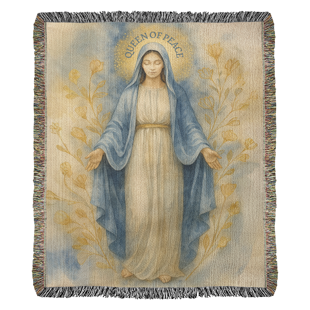 Woven Blanket "Queen of Peace"