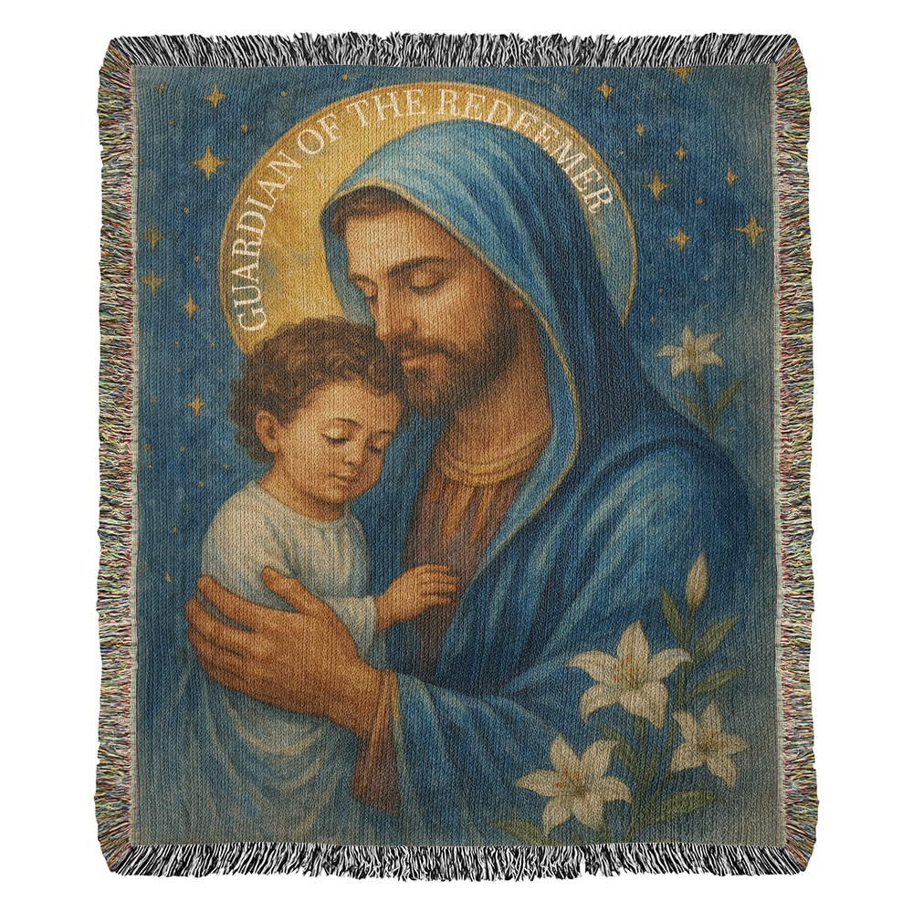 Woven Blanket "Guardian of the Redeemer"