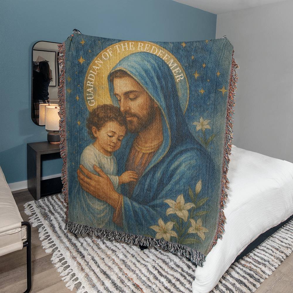 Woven Blanket "Guardian of the Redeemer"