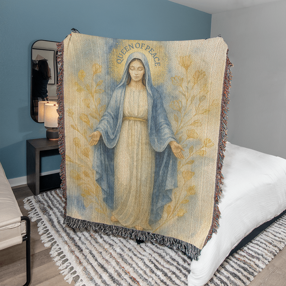 Woven Blanket "Queen of Peace"