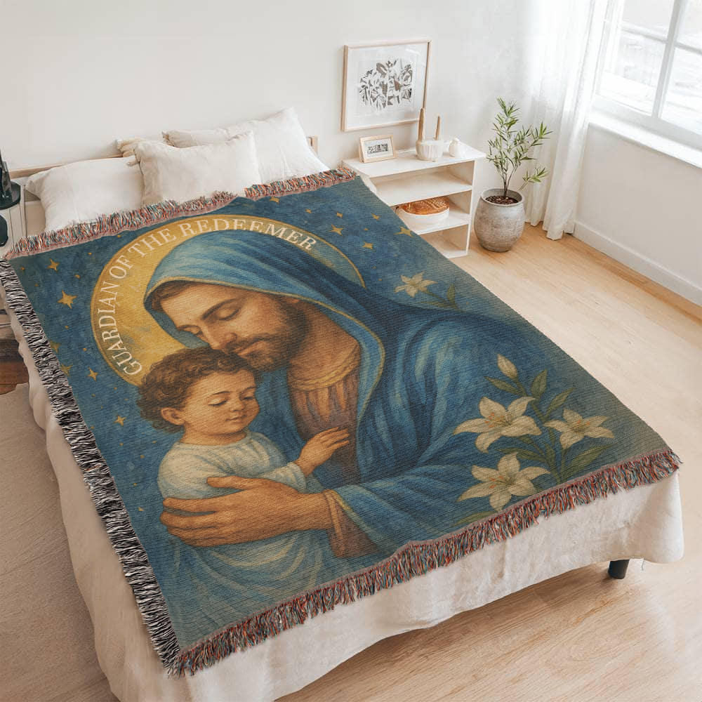 Woven Blanket "Guardian of the Redeemer"