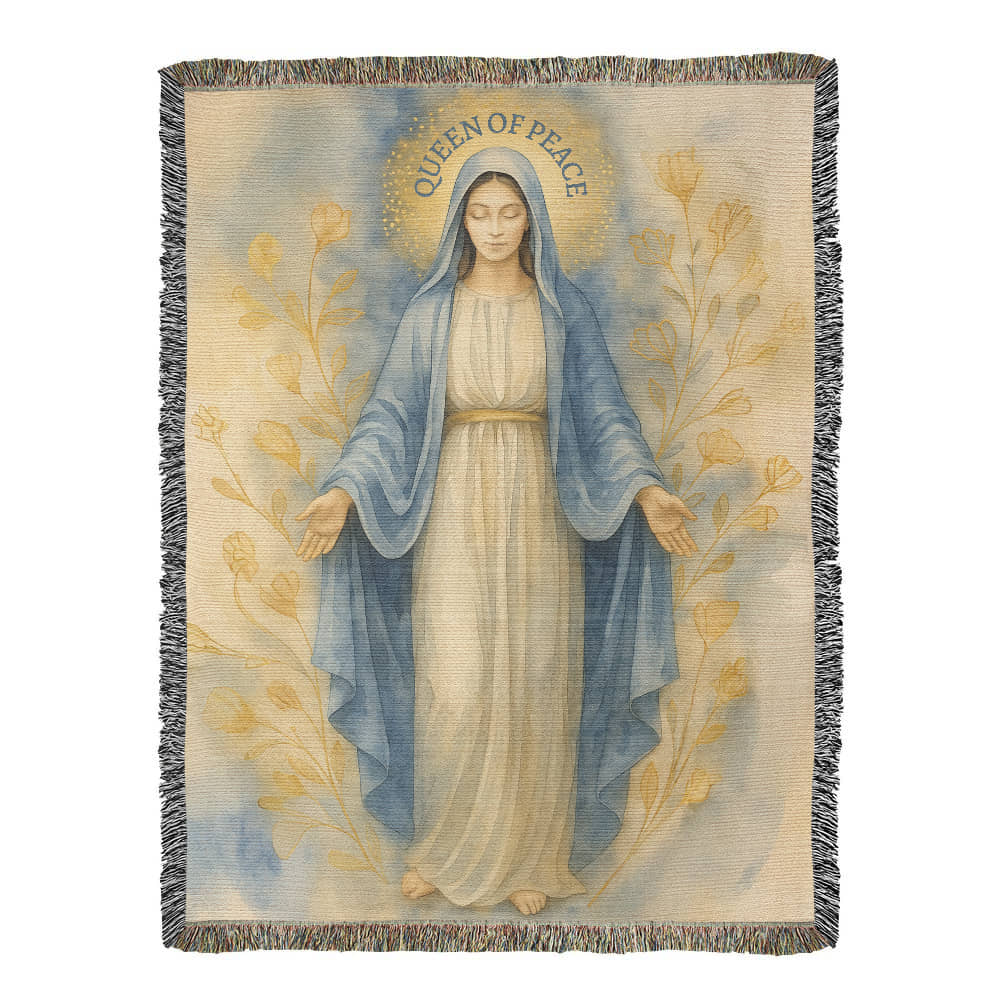Woven Blanket "Queen of Peace"