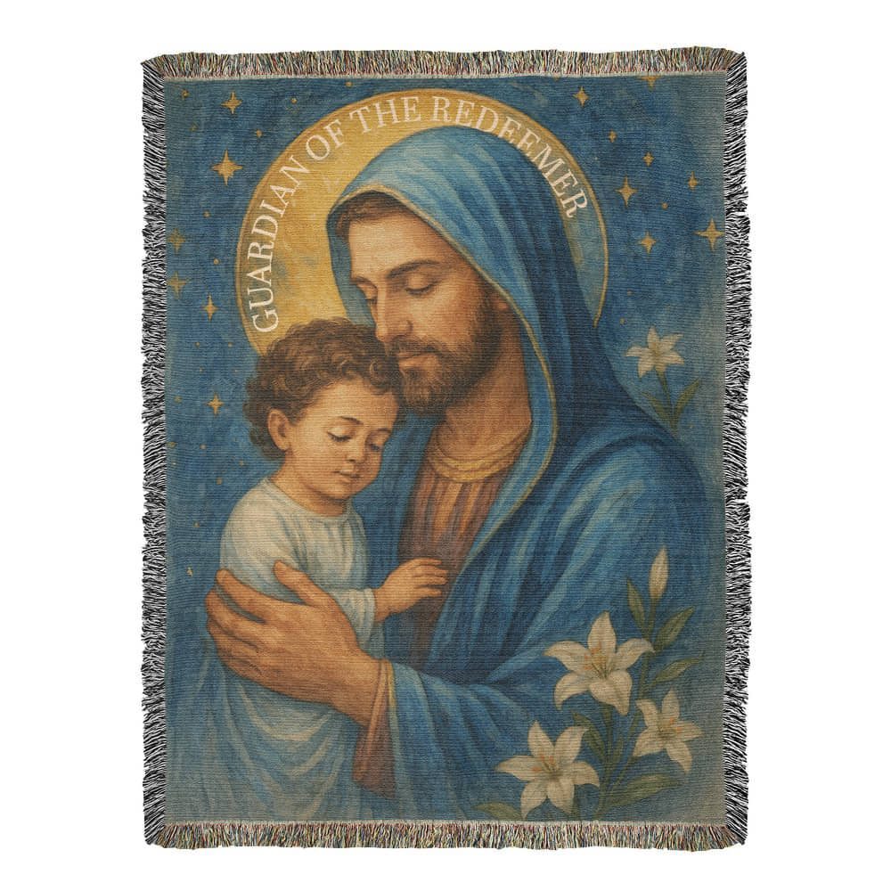 Woven Blanket "Guardian of the Redeemer"