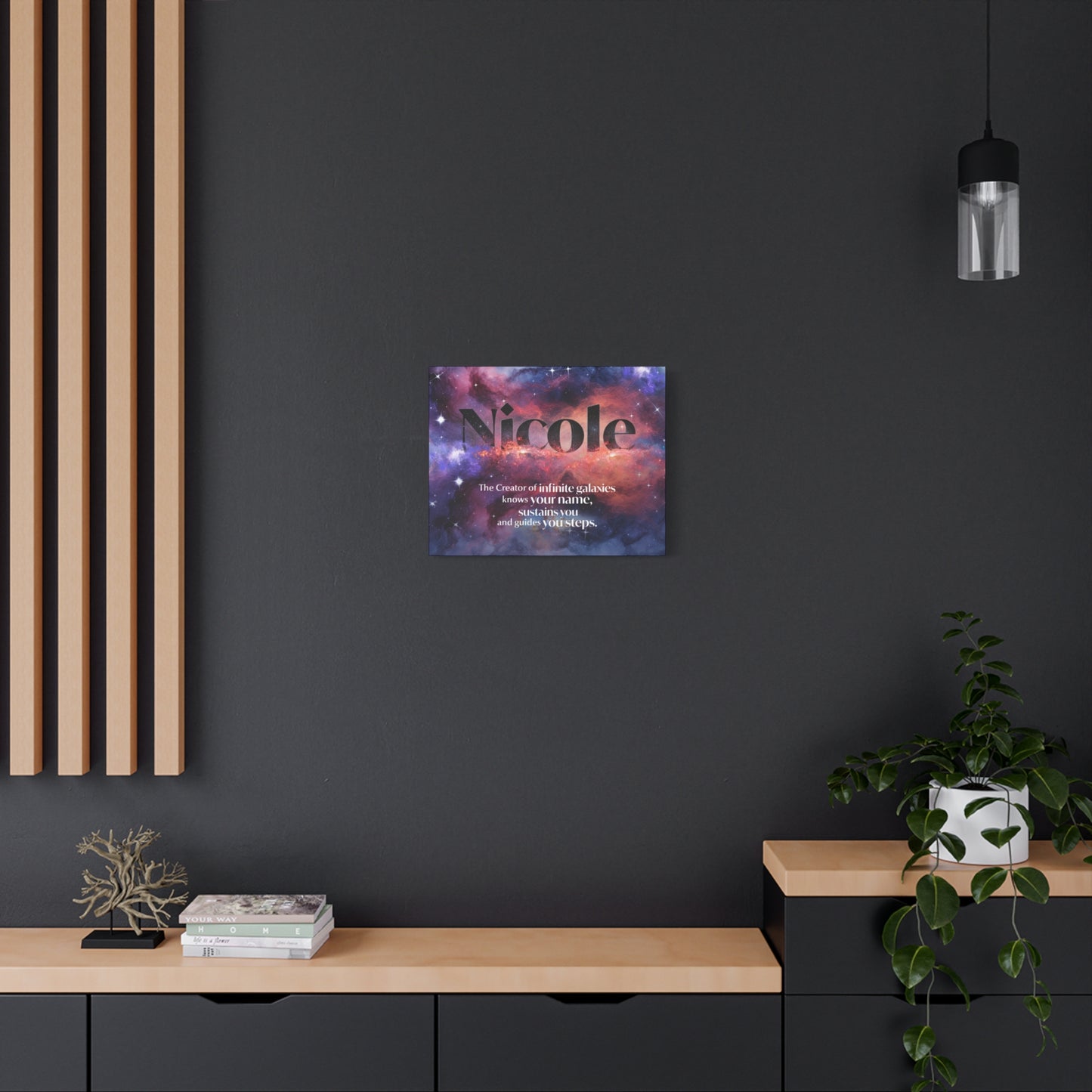 Faith Personalized Wall Art - Creator of infinite galaxies