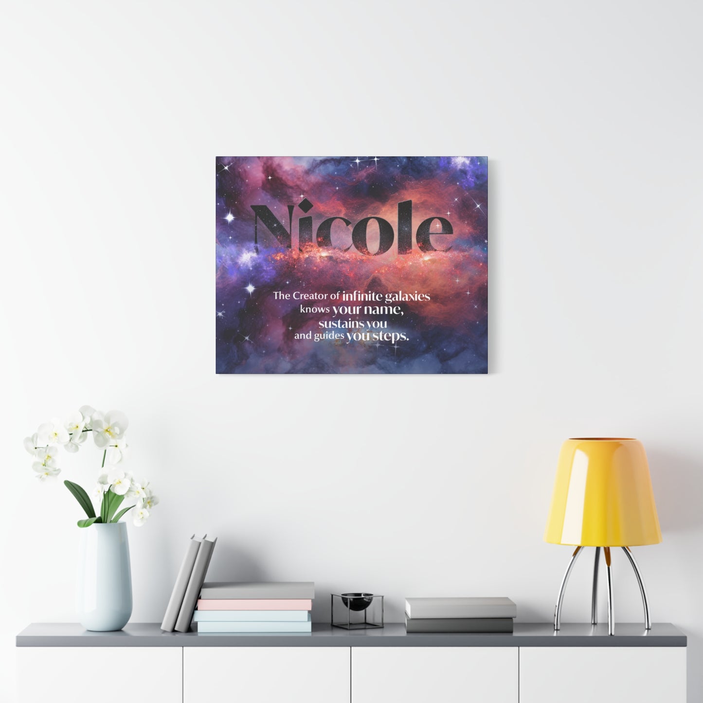 Faith Personalized Wall Art - Creator of infinite galaxies