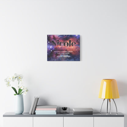 Faith Personalized Wall Art - Creator of infinite galaxies
