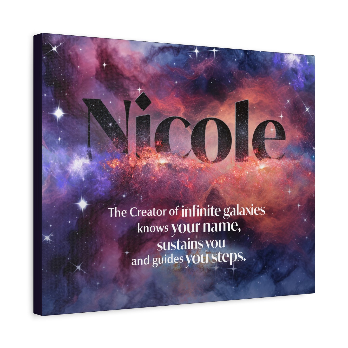 Faith Personalized Wall Art - Creator of infinite galaxies