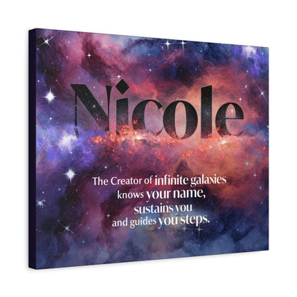 Faith Personalized Wall Art - Creator of infinite galaxies