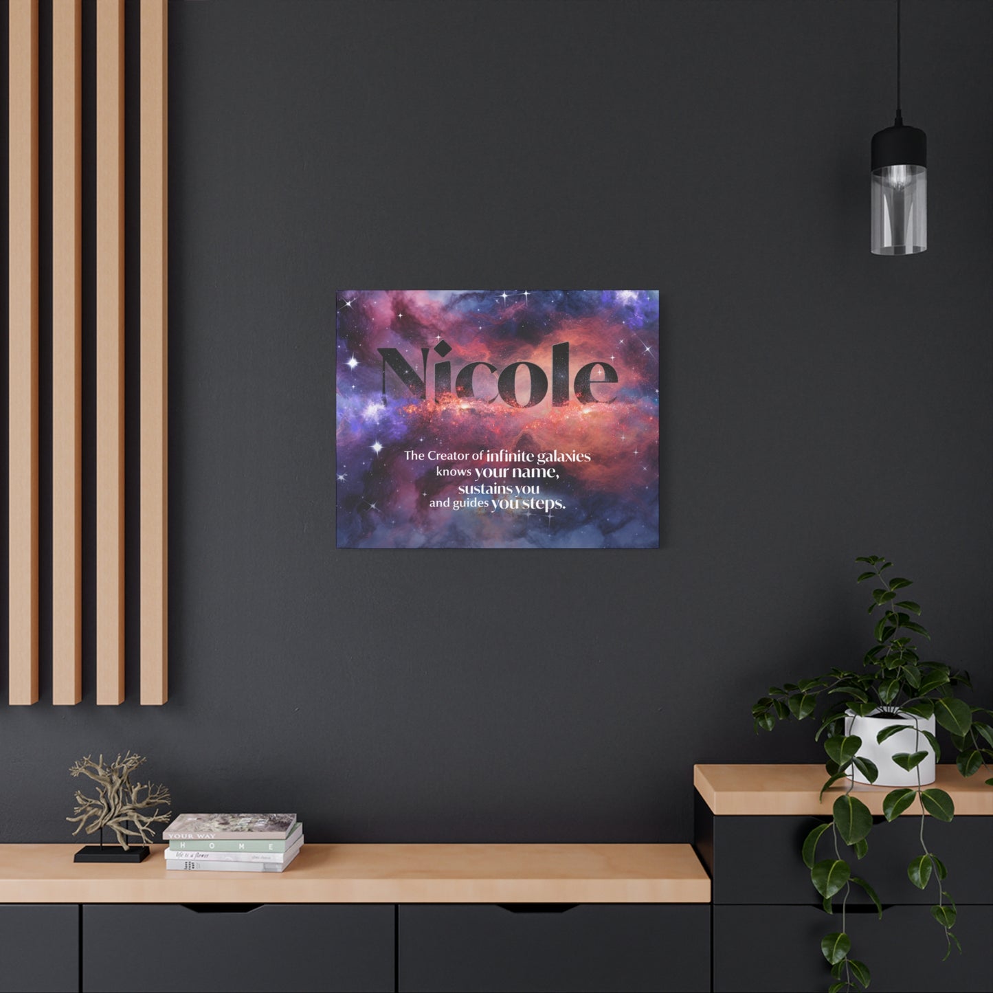 Faith Personalized Wall Art - Creator of infinite galaxies