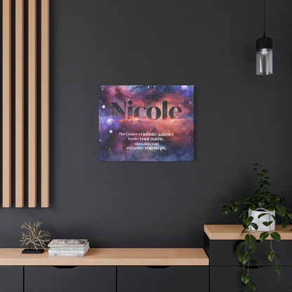 Faith Personalized Wall Art - Creator of infinite galaxies