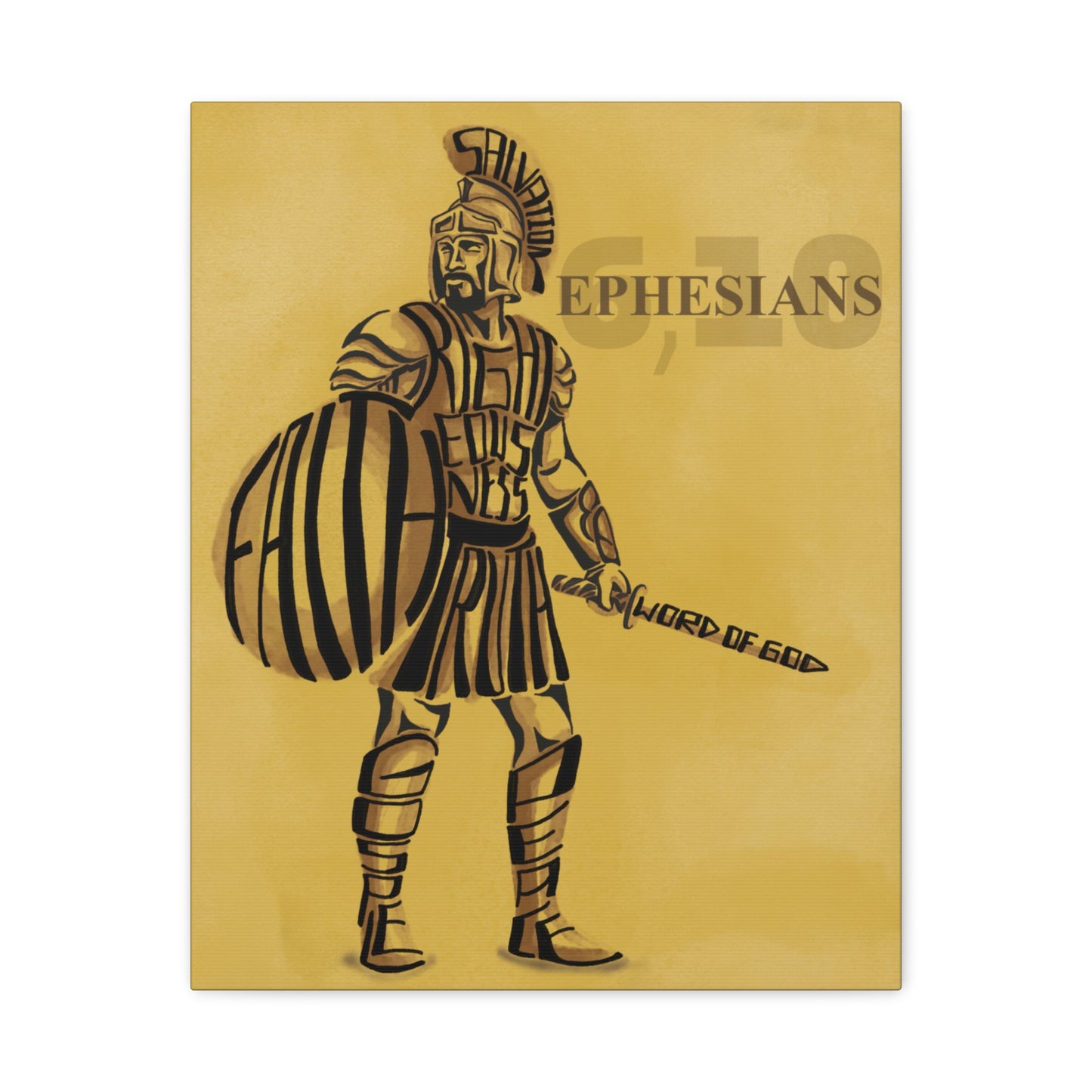 Faith Wall Art - Armor of God (Ephesians 6:10)