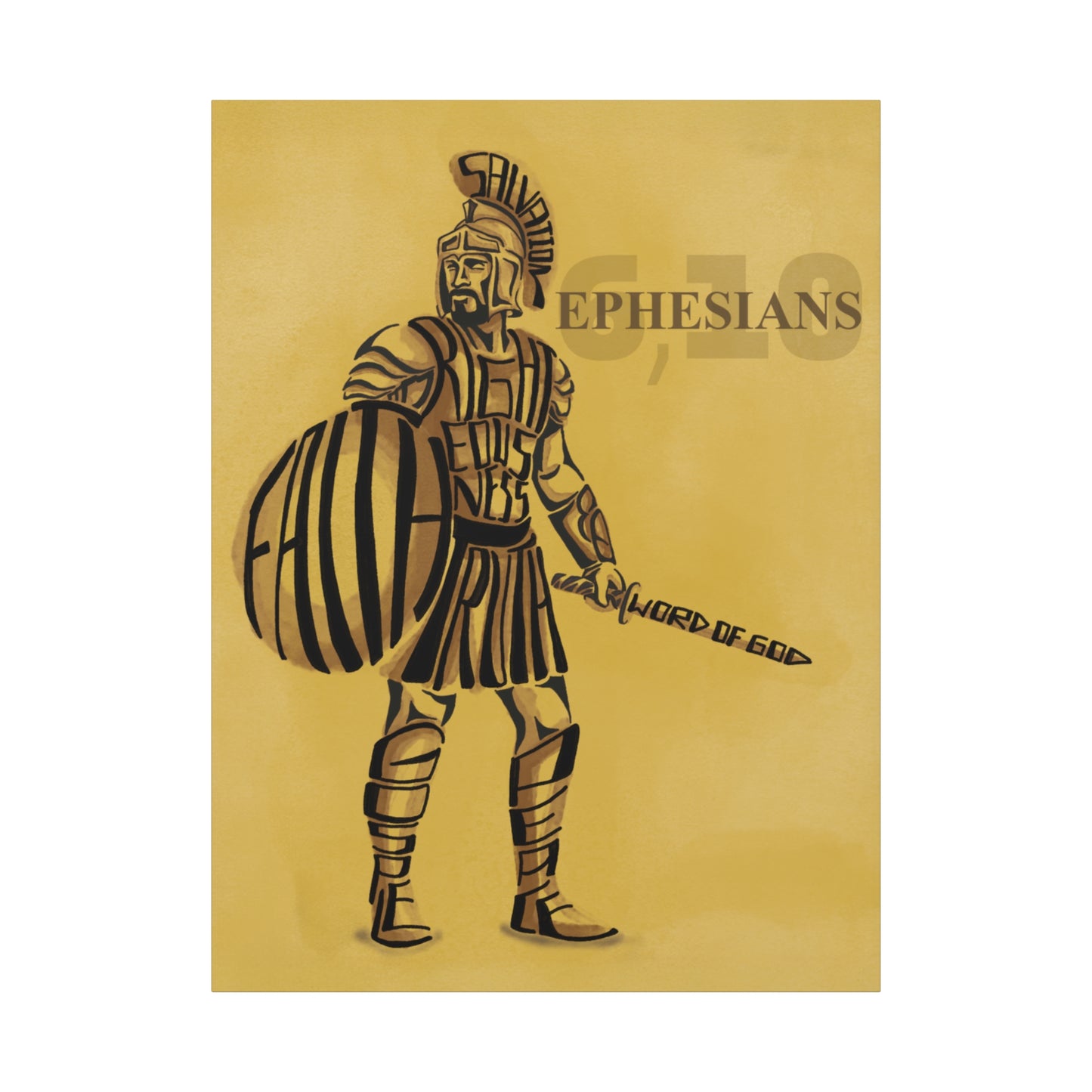 Faith Wall Art - Armor of God (Ephesians 6:10)