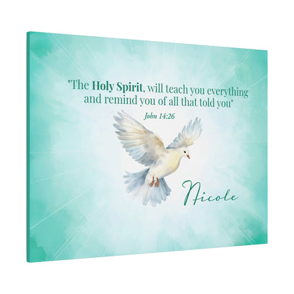Faith Personalized Wall Art "The Holy Spirit" (John 14:26)