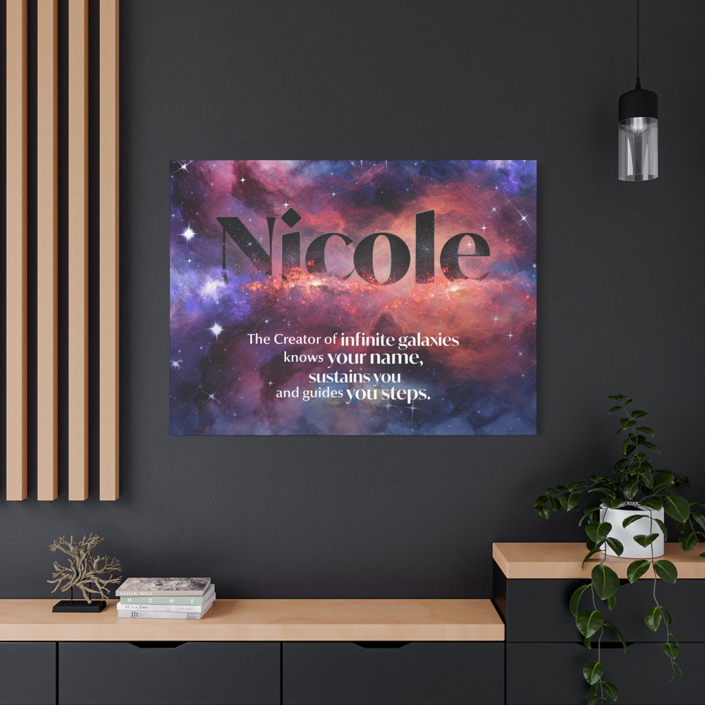 Faith Personalized Wall Art - Creator of infinite galaxies