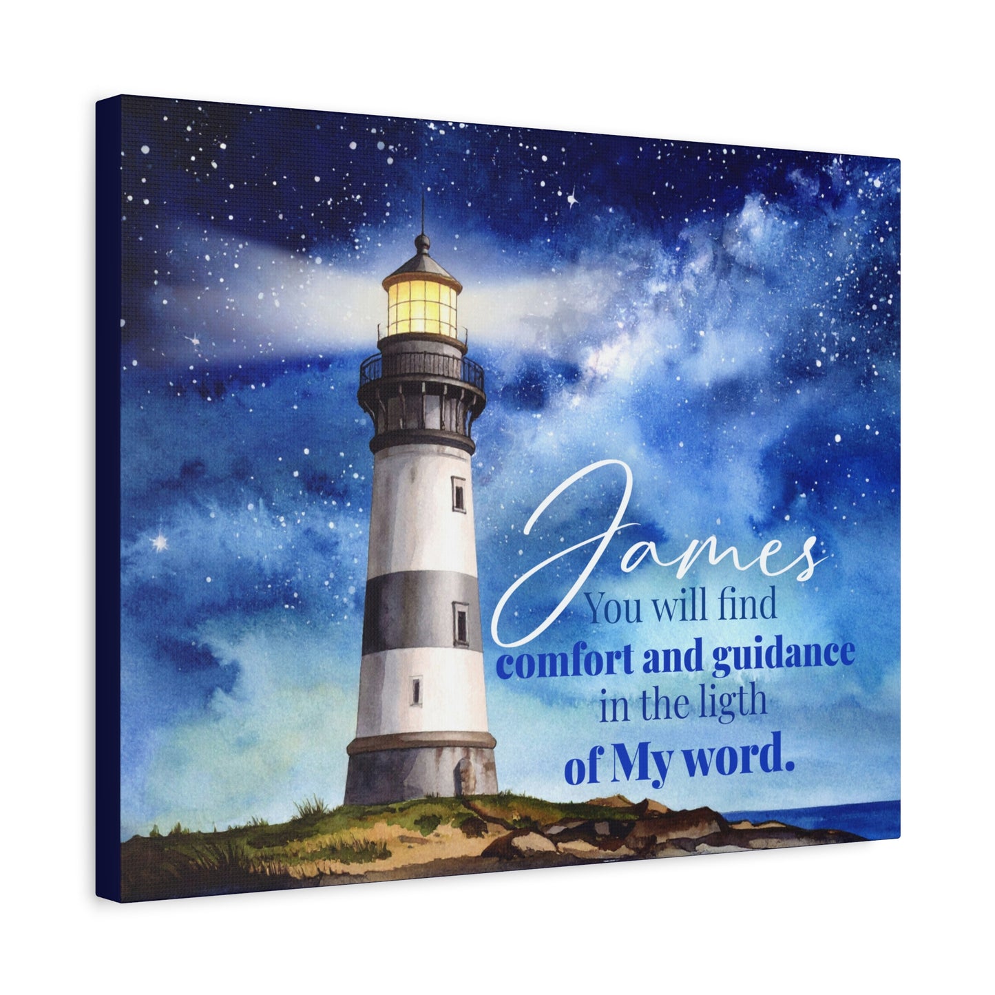 Personalized Faith Wall Art - A Beacon Of Hope