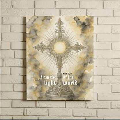 Faith Wall Art - Jesus, the Eucharist, "the light of the world" (John 8:12)