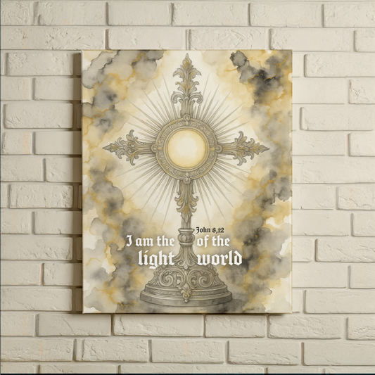 Faith Wall Art - Jesus, the Eucharist, "the light of the world" (John 8:12)