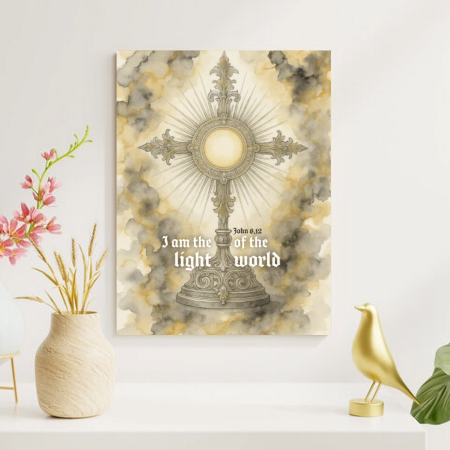 Faith Wall Art - Jesus, the Eucharist, "the light of the world" (John 8:12)