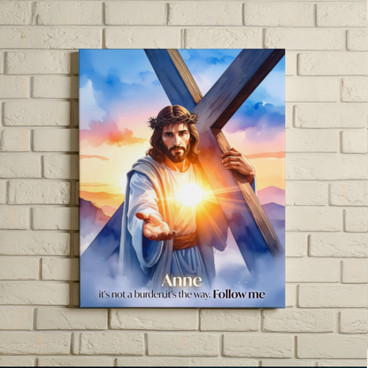Faith Personalized Wall Art - FOLLOW ME