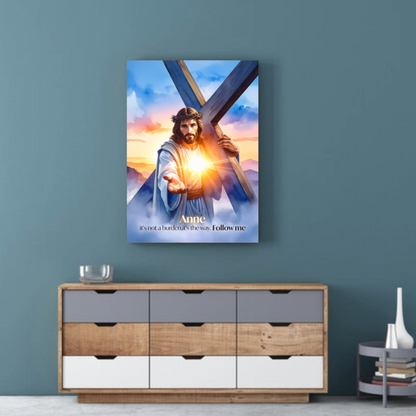 Faith Personalized Wall Art - FOLLOW ME
