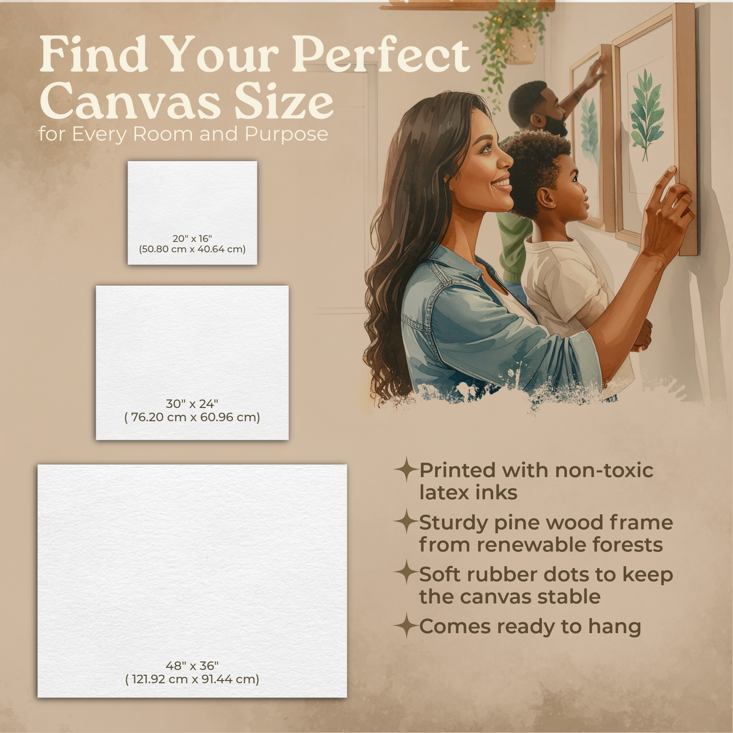 Faith Personalized Wall Art - God's Love in a Humble Heart
