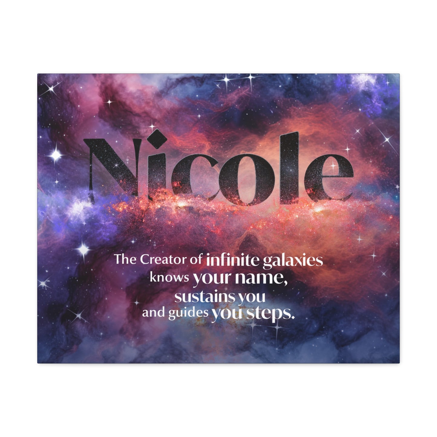 Faith Personalized Wall Art - Creator of infinite galaxies