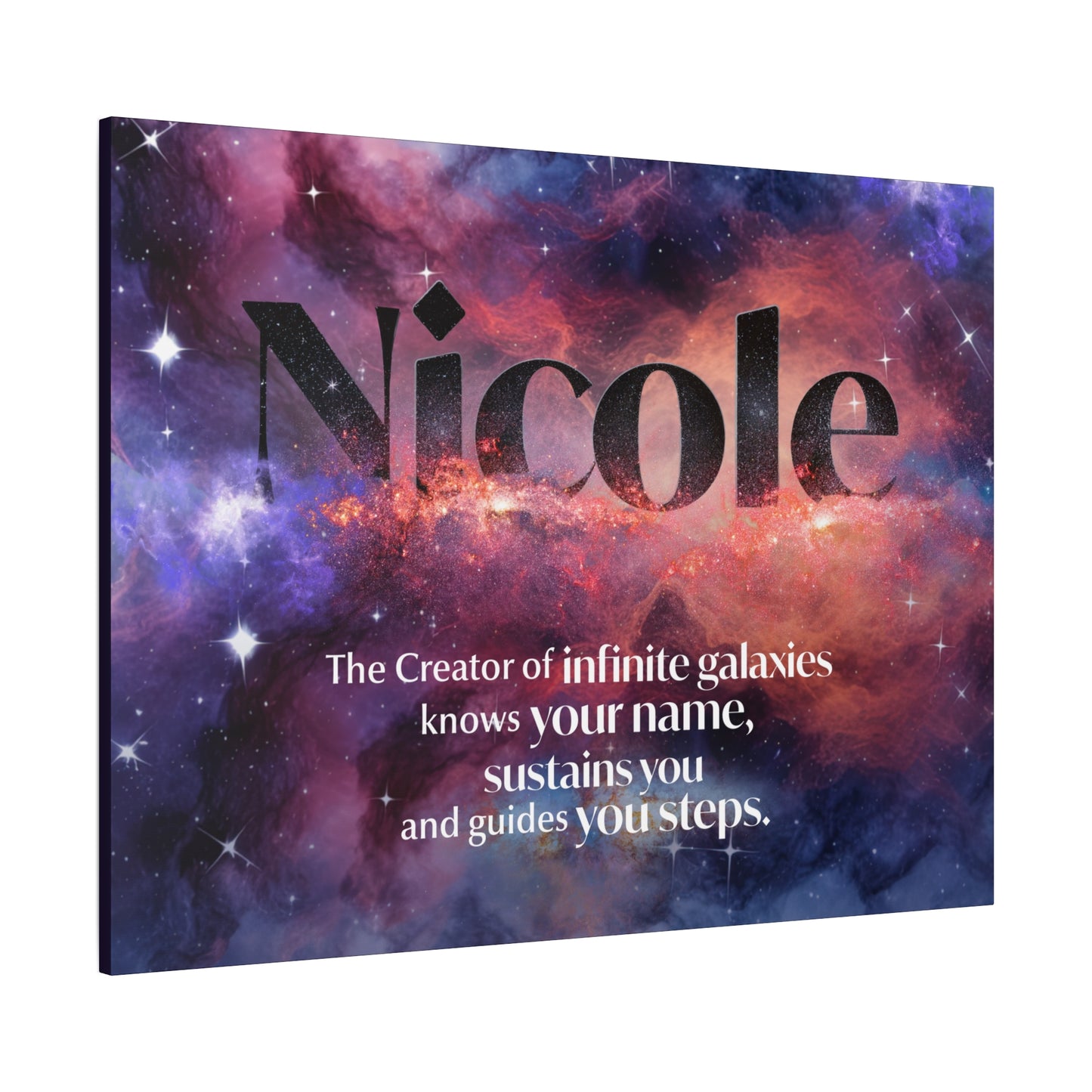 Faith Personalized Wall Art - Creator of infinite galaxies