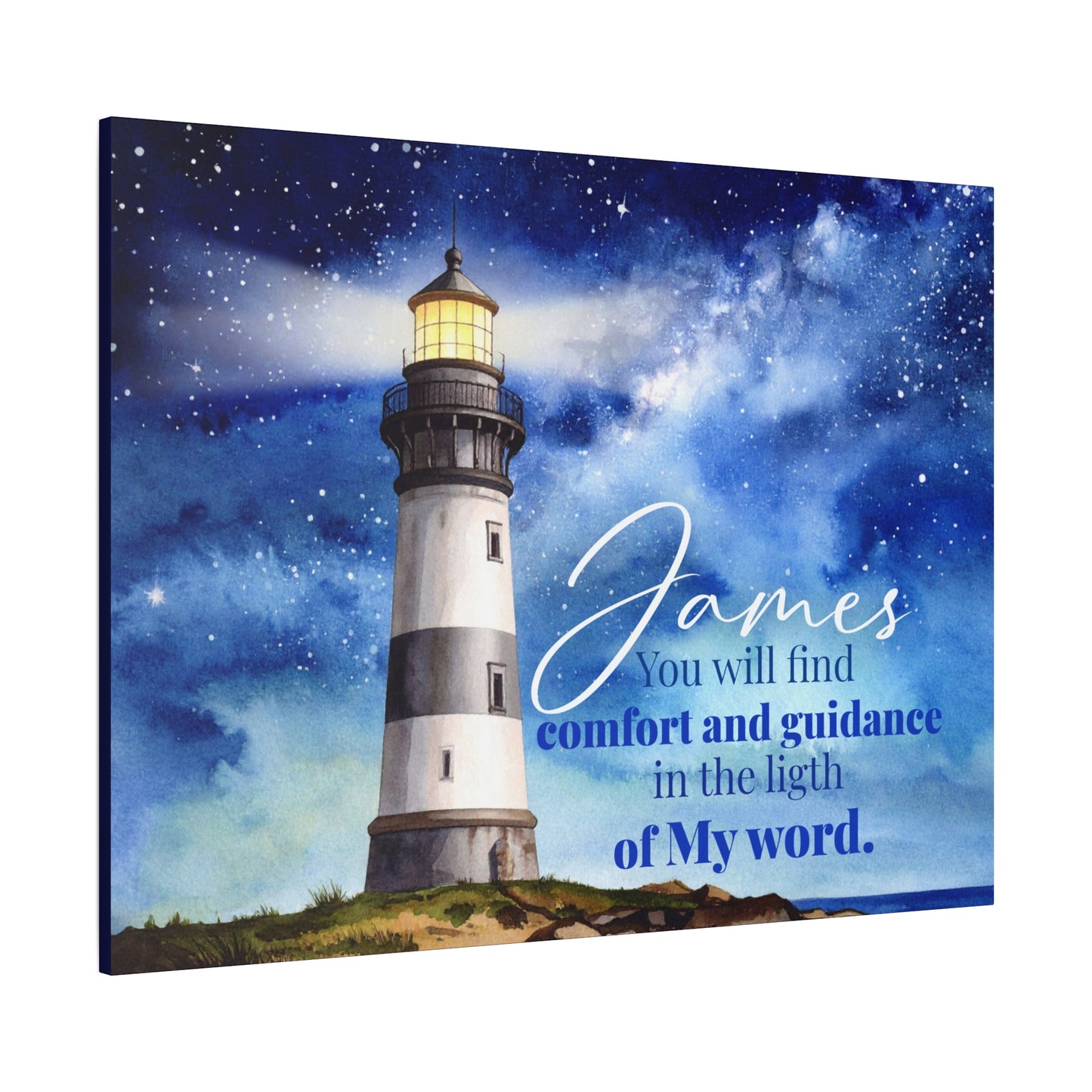 Personalized Faith Wall Art - A Beacon Of Hope