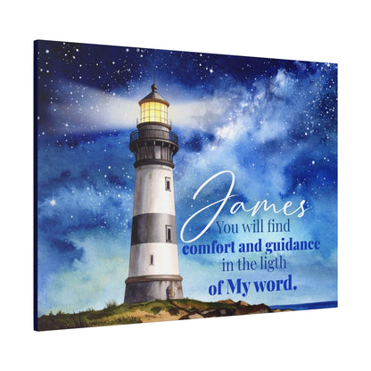 Personalized Faith Wall Art - A Beacon Of Hope