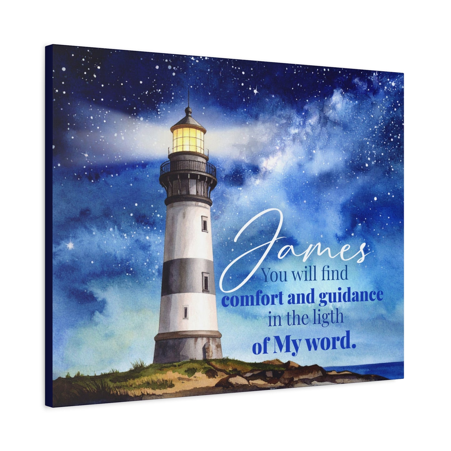 Personalized Faith Wall Art - A Beacon Of Hope