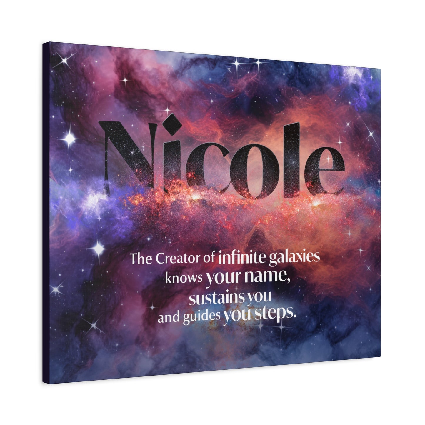 Faith Personalized Wall Art - Creator of infinite galaxies