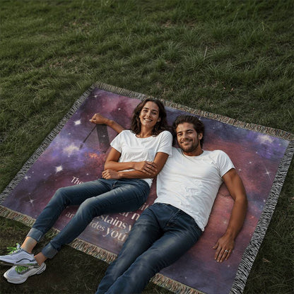 Personalized Woven Blanket - Creator of infinite galaxies