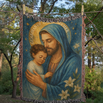 Woven Blanket "Guardian of the Redeemer"