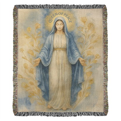 Woven Blanket "Queen of Peace"