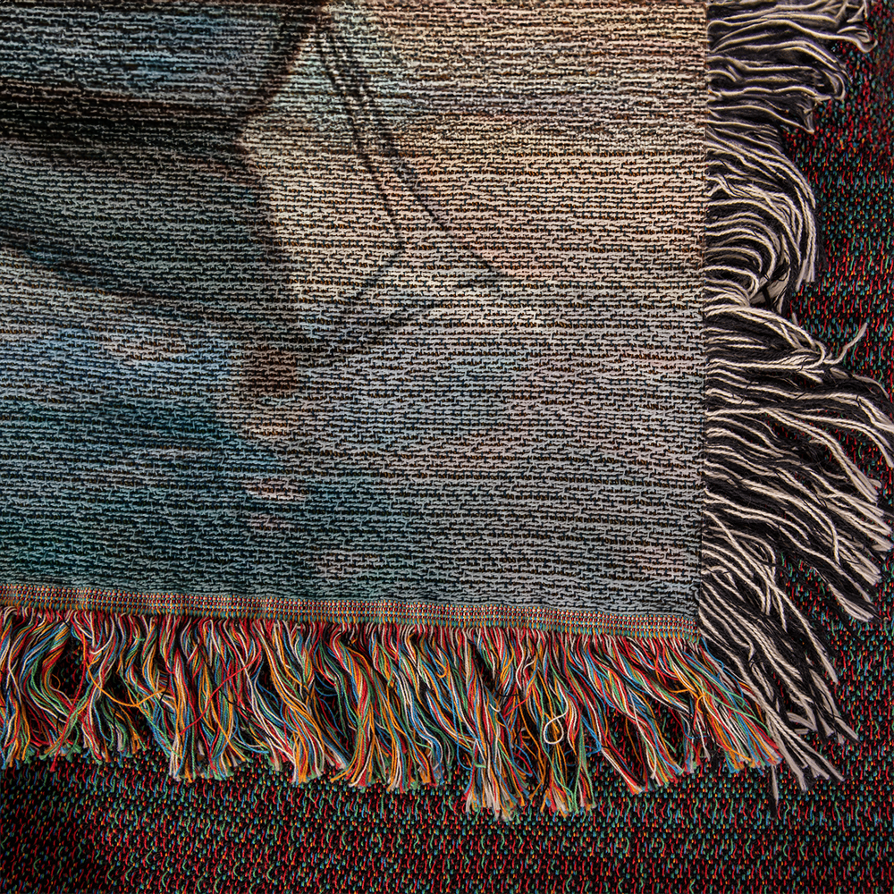 Personalized Woven Blanket Don't be afraid..(Deuteronomy 31:6)