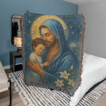 Woven Blanket "Guardian of the Redeemer"