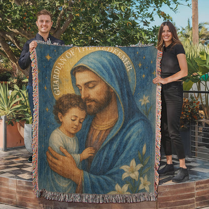 Woven Blanket "Guardian of the Redeemer"