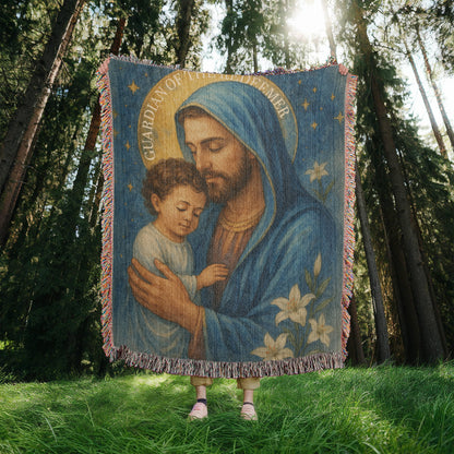 Woven Blanket "Guardian of the Redeemer"